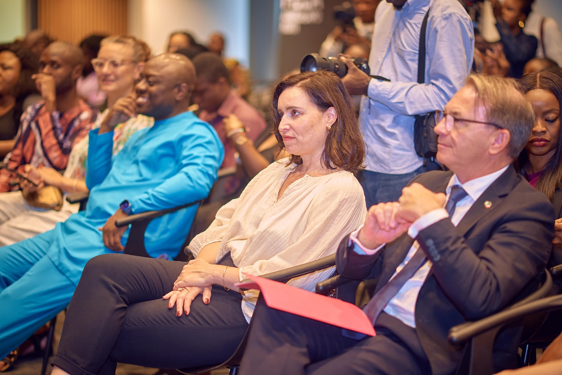 Dignitaries and cultural leaders in the audience at Afrobeat Rebellion Lagos