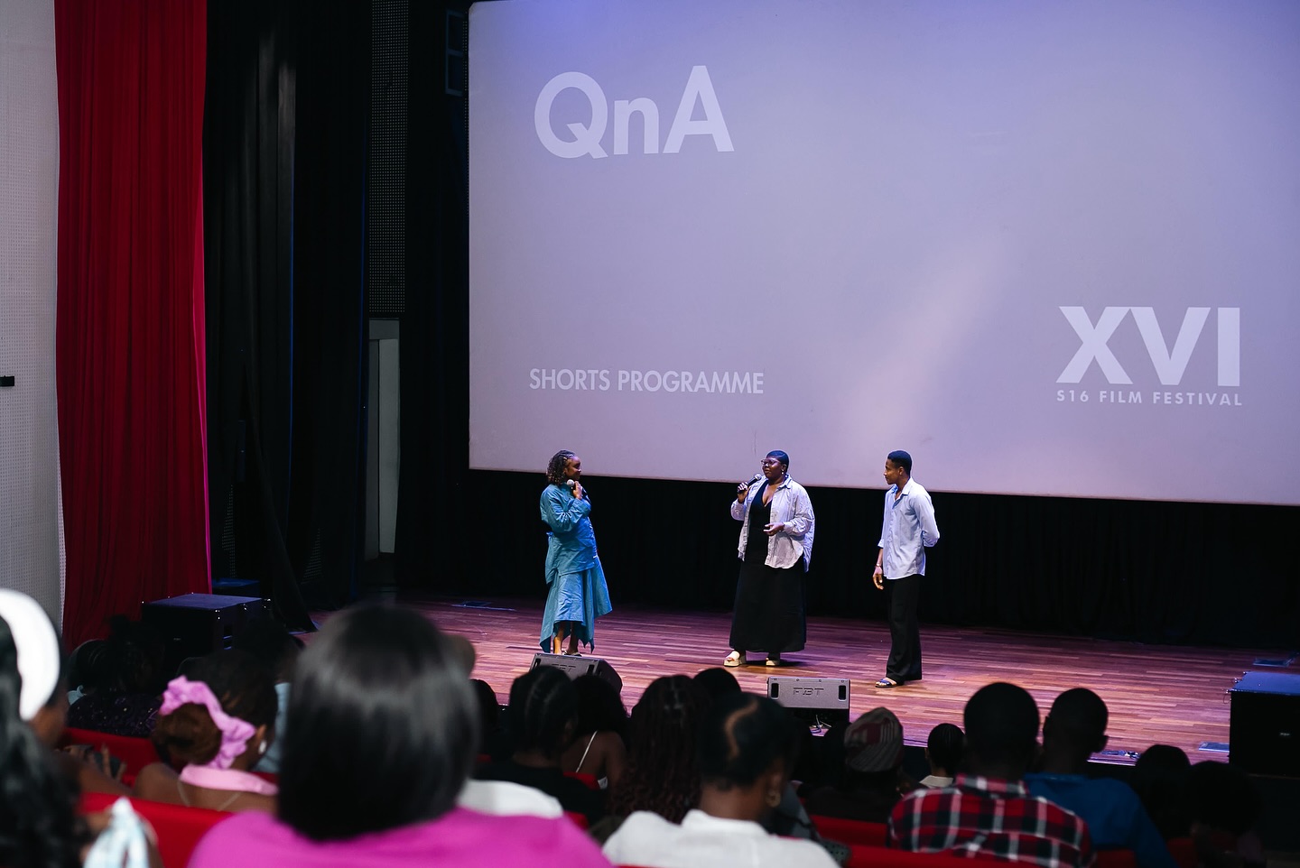 QnA during the S16 shorts programme